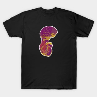 Psychedelic Brain-Heart T-Shirt